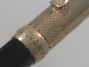 Preview: Vintage Lalex 1938 Drehbleistift, 925er Sterlingsilber, Länge 11,5 cm