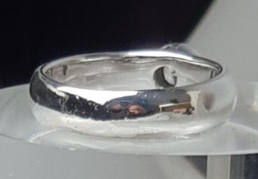 Preview: Schmucksteinring aus 925er Sterlingsilber, Ringkopf vergoldet, Größe 53, Gewicht: 5,3g