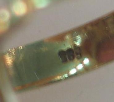 Ring mit Rosenquarz aus 585er Gold, Größe 55, Gewicht: 6,9g