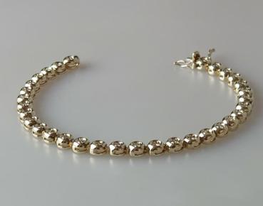 Riviere Brillantarmband 1.6 ct. Tennisarmband, 585er Gold, Länge 19,5 cm, Gewicht: 18,8g