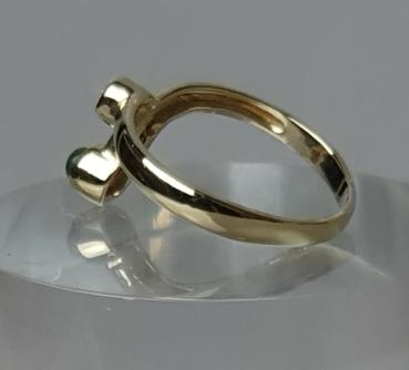 Preview: Schmucksteinring aus 585er Gold, Größe 57, Gewicht: 2,8g