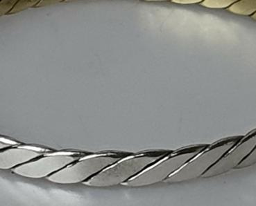 Armreif "Mexiko" aus 925er Sterlingsilber , Durchmesser: 65,0 mm, Gewicht: 16,5g