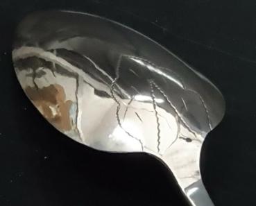 Preview: Antiksilber: Esslöffel 12 Lot Silber von 1876 Bleyer Gewicht: 29,8g