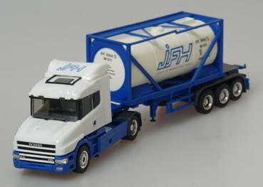 Herpa Scania 420 124L Sattelzug LKW mit Auflieger Silo 1:87