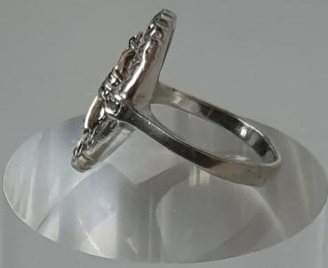 Preview: Ring mit Markasiten aus 925er Sterlingsilber, Größe 60, Gewicht:5,5g
