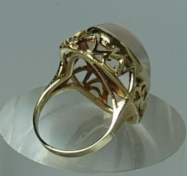 Preview: Vintage: Mondsteinring mit 13.3 ct. aus 585 Gold. Größe 55, Gewicht: 11,6g