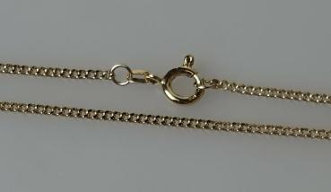 Panzerhalskette aus 585er Gold, Länge 66,5 cm, Gewicht: 6,3g