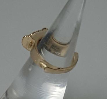 Preview: Christ Diamantring mit 10 Diamanten, 0.15 ct., 585er Gold, Größe 43, Gewicht: 3,6g