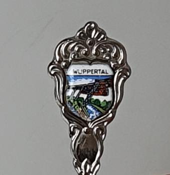Sammellöffel "Wuppertal" versilbert, Länge: 10,5 cm, Gewicht: 11,8g