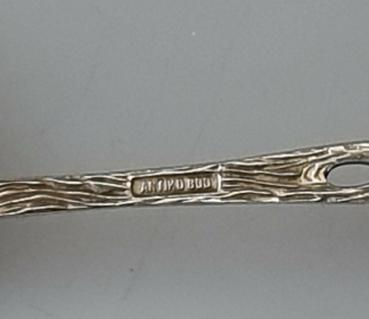 Set 6x Kaffee- Teelöffel aus 800er Silber,  Gewicht: 57,8g