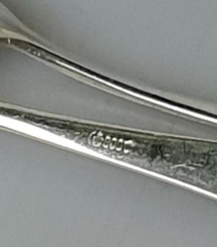 Set 6x Kaffee- Teelöffel aus 800er Silber,  Gewicht: 57,8g