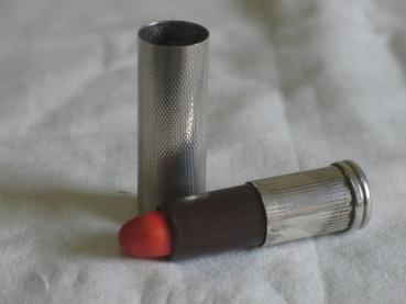 Lippenstiftflakon aus 925er Sterlingsilber Gewicht: ca 20,3 Gramm
