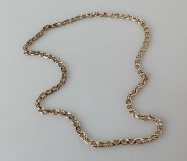 Doppelanker Halskette aus 333er Gold, Länge 42,5 cm, Gewicht: 8,5g