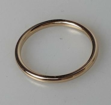 Preview: Bandring / Ehering aus 750 Gelbgold, Größe 66, Gewicht: 3,7g
