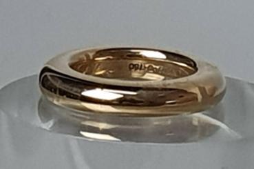 Preview: Niessing Bandring mit Diamant aus 750er Gold, Größe 52, Gewicht: 18,8g