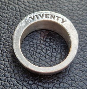 Ring "Viventy" aus 925er Sterlingsilber, Größe 57, Gewicht: 11,7g