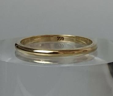 Bandring aus 750 Gelbgold, Größe 60, Gewicht: 2,7g