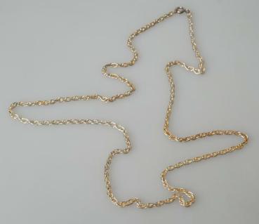 Doppelankerhalskette aus 925er Sterlingsilber, Länge 66,0 cm, Gewicht: 7,5g