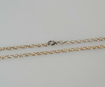 Doppelankerhalskette aus 925er Sterlingsilber, Länge 66,0 cm, Gewicht: 7,5g