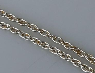 Doppelankerhalskette aus 925er Sterlingsilber, Länge 66,0 cm, Gewicht: 7,5g