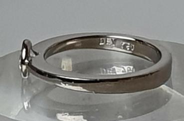 Preview: DEY Brillantsolitär mit 0.25 ct. aus 750er Weissgold, Größe 55, Gewicht: 5,4g