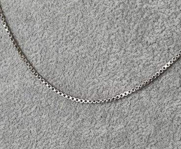 Venezianer Halskette aus 925er Sterlingsilber, Länge: 51,5 cm, Gewicht: 5,3g