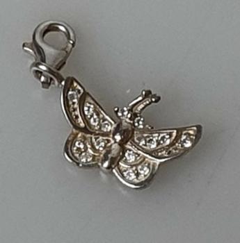 Charm Armbandanhänger "Schmetterling" aus 925er Sterlingsilber