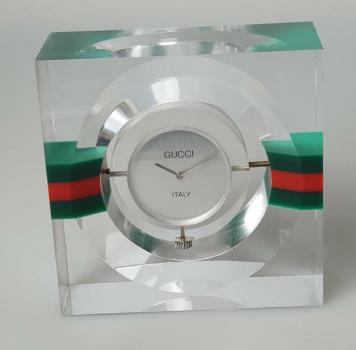 Vintage Gucci Tischuhr 1970s, sehr selten, Schätzpreis: 490,- €