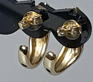 Preview: Saphir Diamant Ohrstecker aus 585er Gold, Gewicht: 3,6g