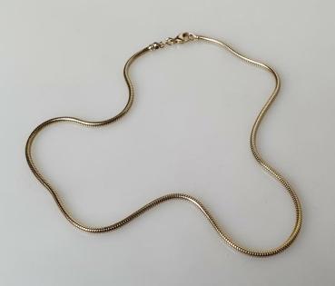 Schlangenhalskette aus 333er Gold, Länge 42,5 cm, Gewicht: 11,3g