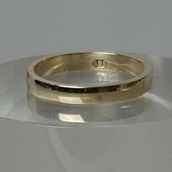 Bandring aus 585er Gold, Größe: 54, Gewicht: 2,7g