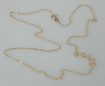 Preview: Panzerhalskette aus 585er Gold, Länge: 59,5 cm, Gewicht: 4,2g