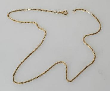 Venezianerhalskette von FBM aus 585er Gelbgold, Länge 40,0 cm, Gewicht: 3,8g