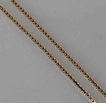 Venezianerhalskette von FBM aus 585er Gelbgold, Länge 40,0 cm, Gewicht: 3,8g