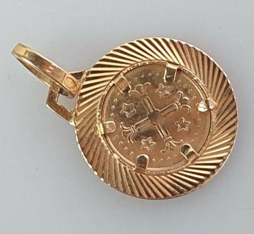 Preview: Medaillenanhänger John F. Kennedy aus 750er Gold, Gewicht: 3,5g