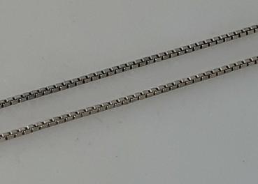 Venezianerkette aus 925er Sterlingsilber, Länge 50,0 cm Gewicht: 3,9g