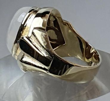 Preview: Vintage: Mondsteinring mit 3,8 ct. aus 585 Gold. Größe 53, Gewicht: 8,5g