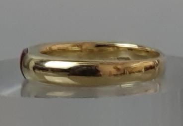 Rubinring aus 585er Gold, Größe 56, Gewicht 6,6g