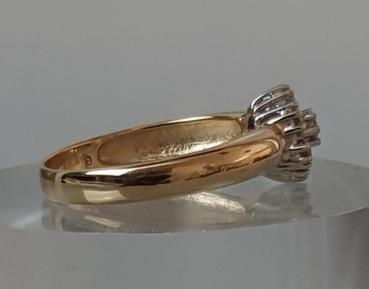 Diamantring 0.35 ct. aus 585er Gold, Größe 55, Gewicht 3,4g