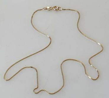 Venezianerhalskette aus 585er Gold, Länge: 41,0 cm, Gewicht: 2,7g