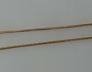 Schlangenhalskette aus 585er Gold, Länge: 45,5 cm, Gewicht: 3,5g