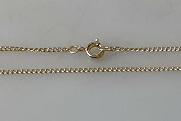 Panzerhalskette aus 585er Gold, Länge: 52,5 cm, Gewicht: 3,4g