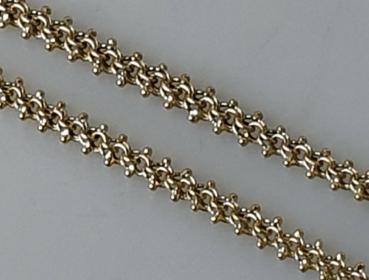 Preview: Halskette im Phantasiemuster aus 585er Gold, Länge. 58,0 cm,  Gewicht: 16,4g