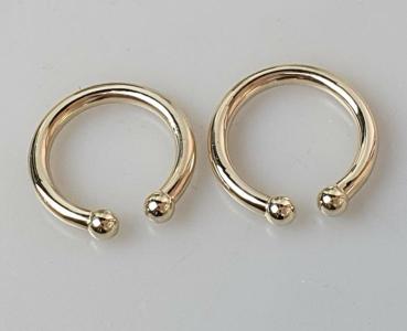 Creolen/Ohrringe aus 333er Gold, Gewicht: 3,7g