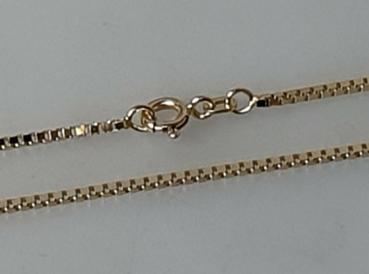Venezianerhalskette aus 585er Gold, Länge 55,0 cm, Gewicht: 7,6g