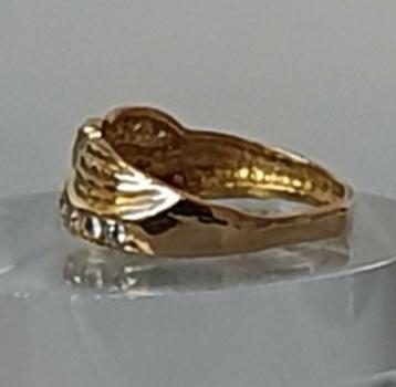 Preview: Schmucksteinring aus 980er Gold, Größe 59, Gewicht: 3,9g