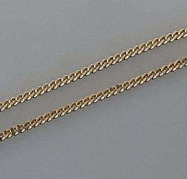 Preview: FBM Panzerhalskette aus 585er Gold, Länge 42,5 cm, Gewicht: 4,2g
