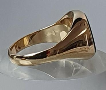 Jade Schmucksteinring aus 750er Gold, Größe 68, Gewicht: 14,2g