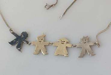 Preview: Children of the World Halskette aus 925er Sterlingsilber, Länge 50,0 cm, Gewicht: 17,4g