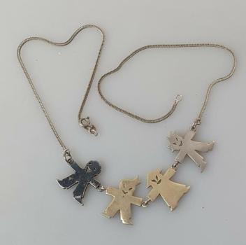 Preview: Children of the World Halskette aus 925er Sterlingsilber, Länge 50,0 cm, Gewicht: 17,4g